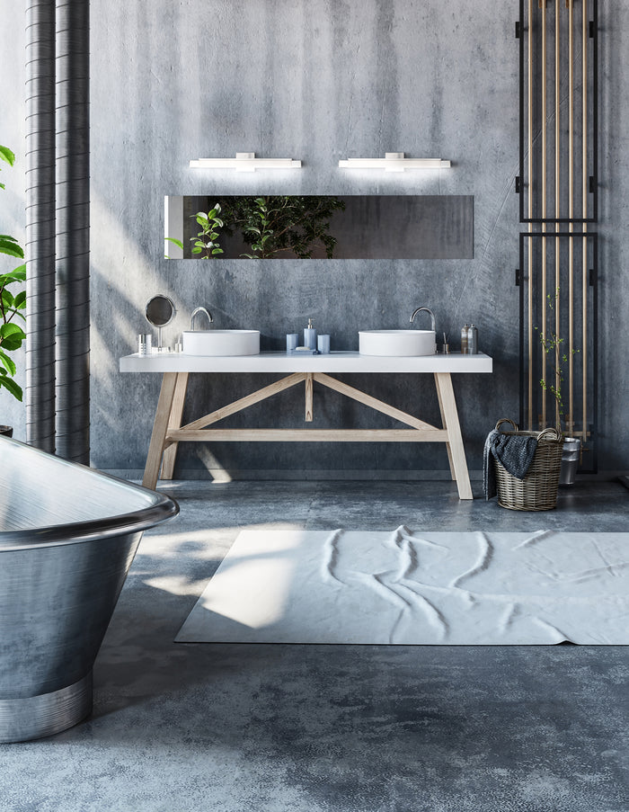 Soho 27-in Aluminum Vanity Light