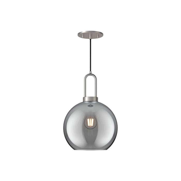 Soji 10-in Clear Glass Socket Pendant