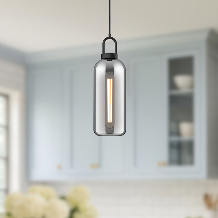 Soji 5-in Steel Pendant