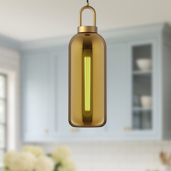 Aged Gold/Copper Glass
