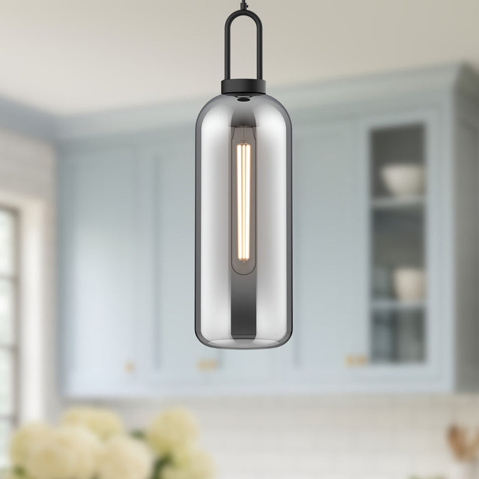 Matte Black/Smoked Solid Glass