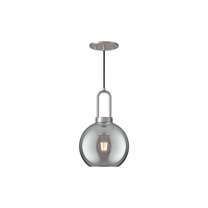 Soji 8-in Clear Glass Mini Socket Pendant