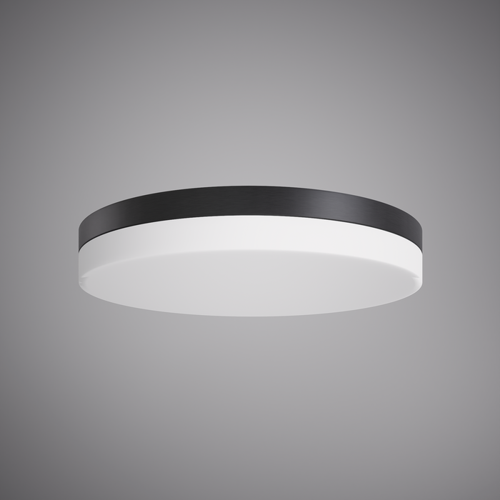 Solara Led 14-in Matte Black  Dimmable 20W