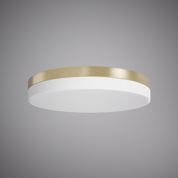 Solara Led 14-in Satin Brass  Dimmable 20W