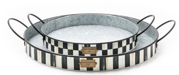 Spectator Galvanized Serving Trays
