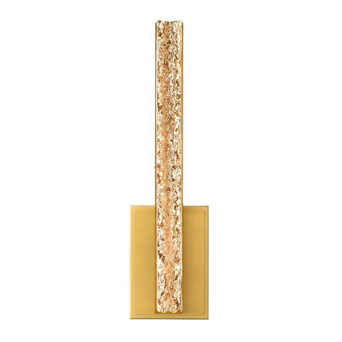 Stagger Wall Lights Brass Integrated LED