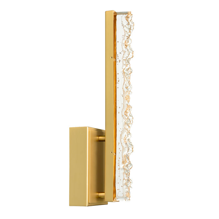 Stagger Wall Lights Brass Integrated LED