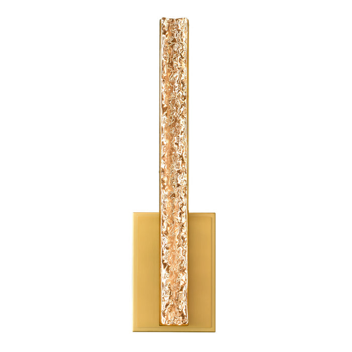 Stagger Wall Lights Brass Integrated LED