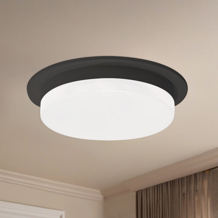 Stockton 6-in Aluminum Flush Mount