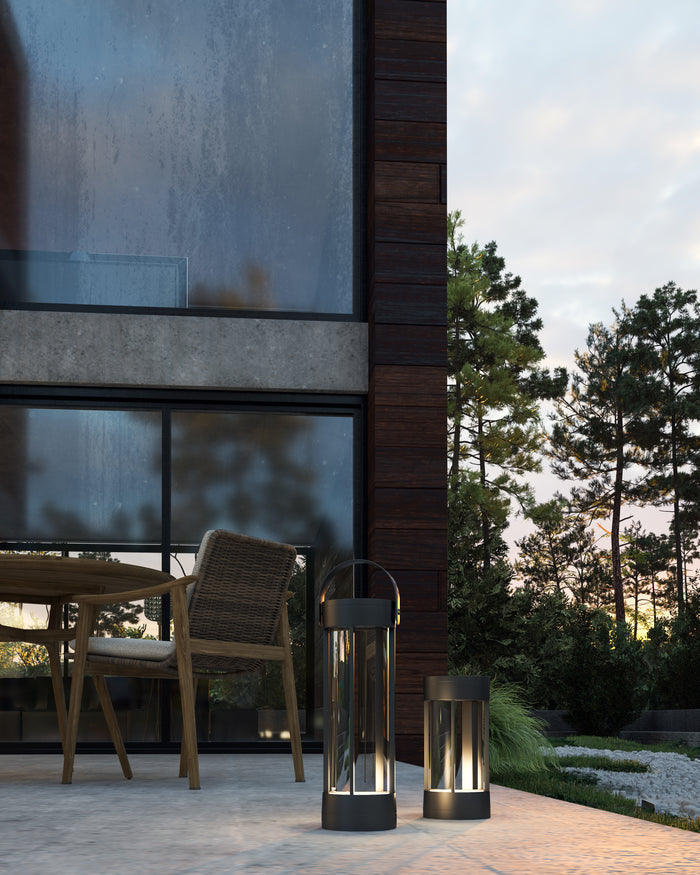 Suara 14-in Aluminum Outdoor Portable Lamp