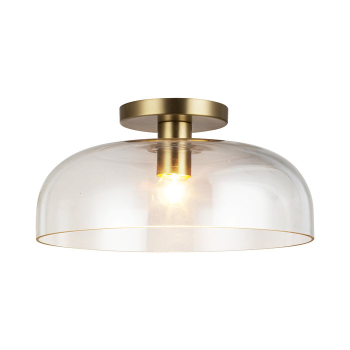 Sylvia 12-in Steel Semi-Flush Mount