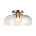 Brushed Gold/Clear Glass