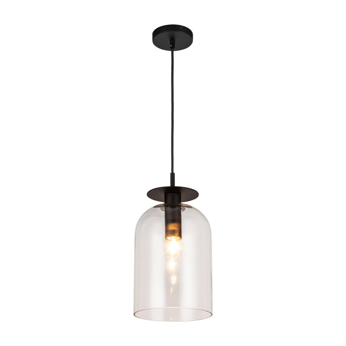 Sylvia 8-in Steel Pendant