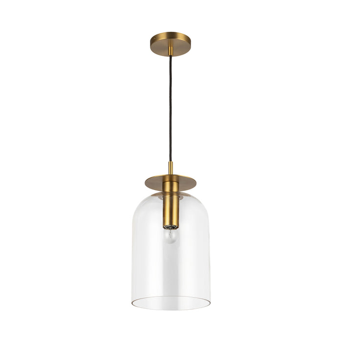 Sylvia 8-in Steel Pendant