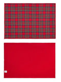 Tartan Traditions Double-Sided Fabric Placemats Set of 4