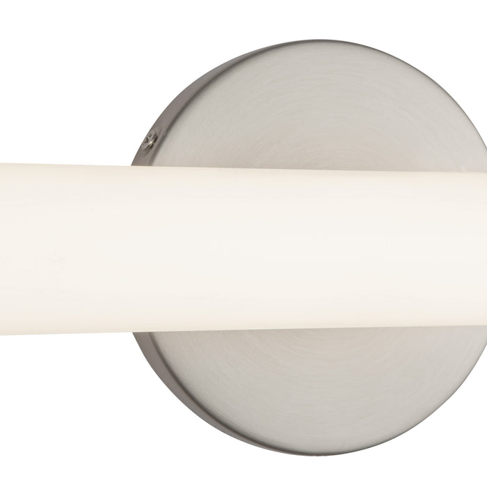 Tectra 18-in Aluminum Steel Acrylic Wall Sconce