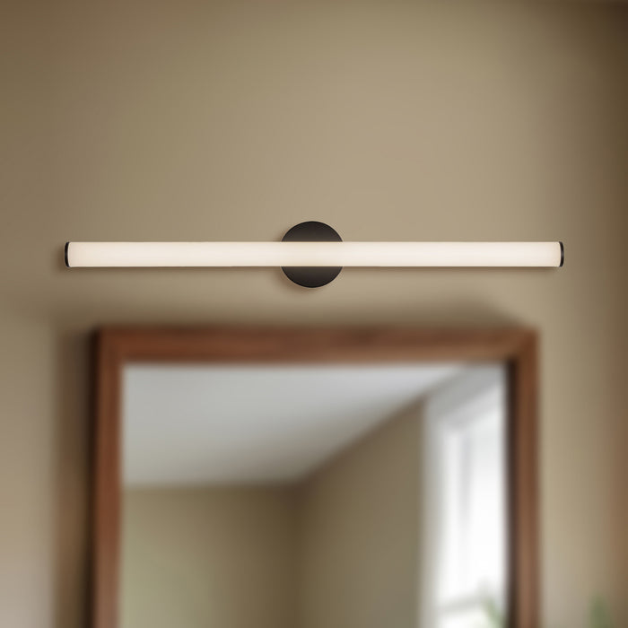 Tectra 36-in Aluminum Steel Acrylic Wall Sconce