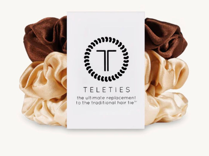 Teleties small silk scrunchie
