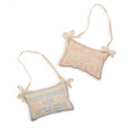 Thank Heaven Embroidered Pillow Door Hanger Décor