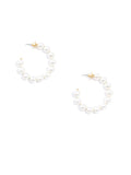 The Classic Pearl Hoop Earrings