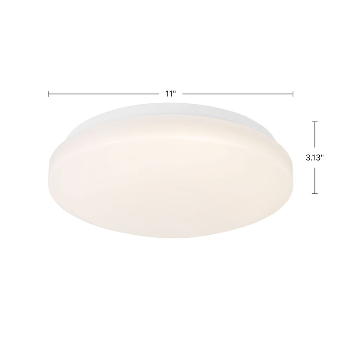 Tio 11-in Steel Flush Mount