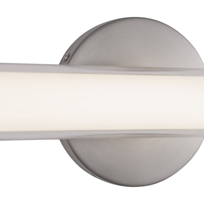 Tole 24-in Aluminum Steel Acrylic Wall Sconce
