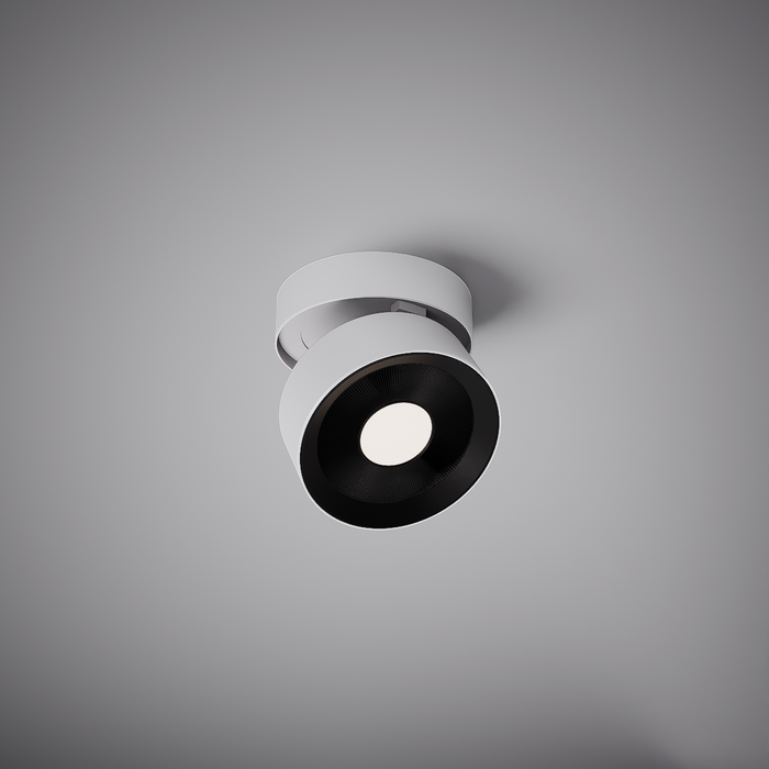 Toro 5-inch Matte White Dimmable Flush Mount Ceiling Light