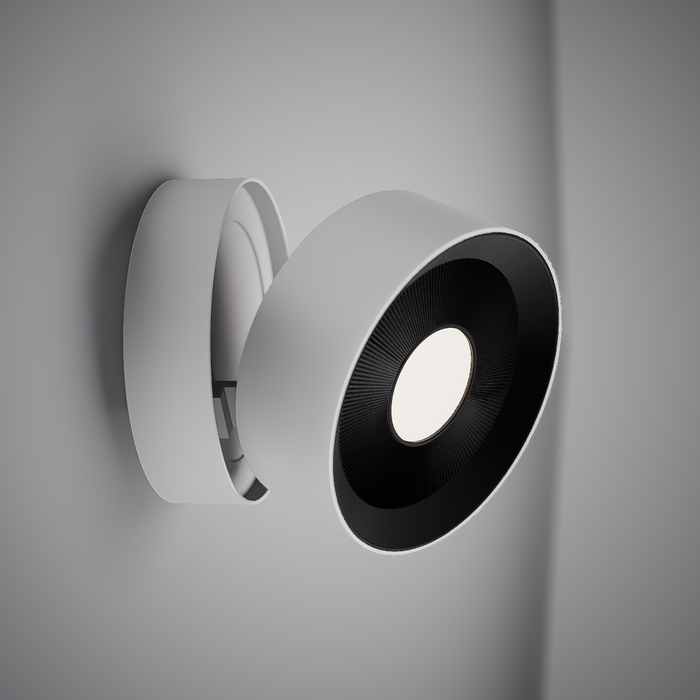 Toro 5-inch Matte White Dimmable Flush Mount Ceiling Light