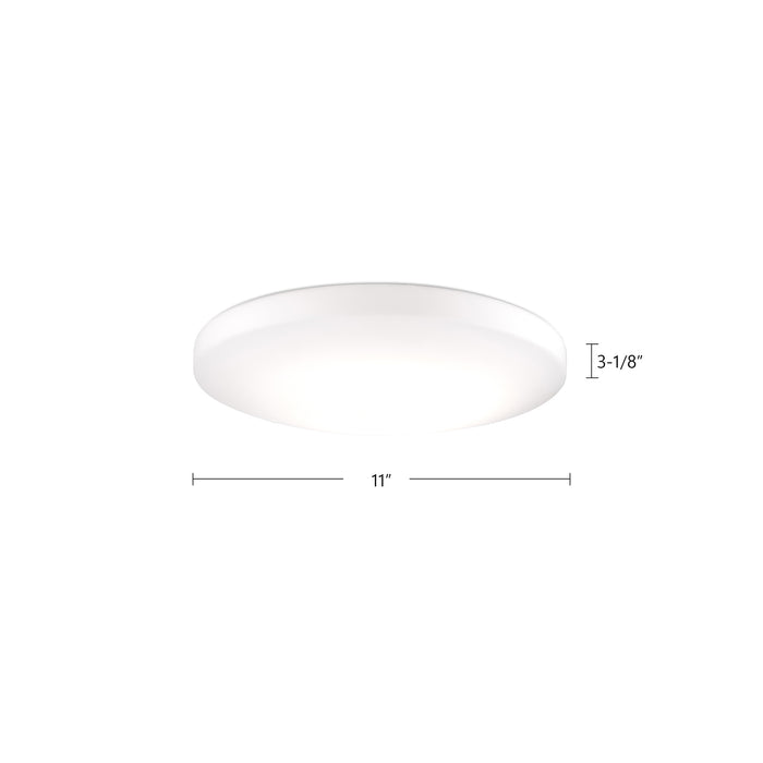 Trafalgar 11-in Steel Flush Mount
