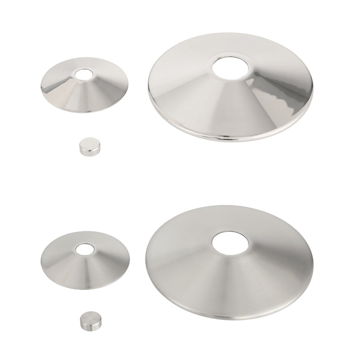 Tremolo 20-inch 2-light Brushed Nickel and Polished Nickel Vanity Light with Etched Opal Glass