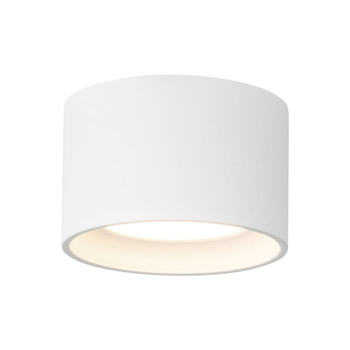 Uma 6-in Steel Semi-Flush Mount