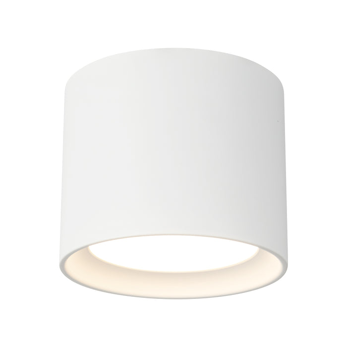 Uma 7-in Steel Semi-Flush Mount