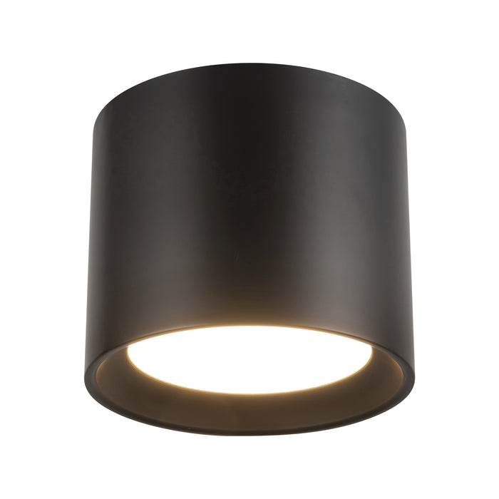 Uma 7-in Steel Semi-Flush Mount