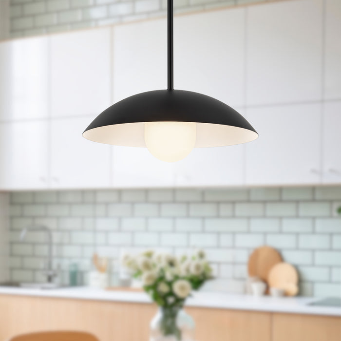 Umbra 14-in Pendant with Matte Opal Glass