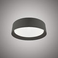 Verona 16-in Flush Mount Matte Black  Dimmable 26W