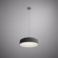 Verona Pendant Matte Black/Brushed Nickel  Dimmable