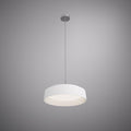 Verona Pendant Matte White/Brushed Nickel  Dimmable