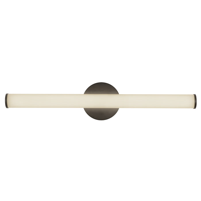 Vire 24-in Aluminum Steel Acrylic Wall Sconce