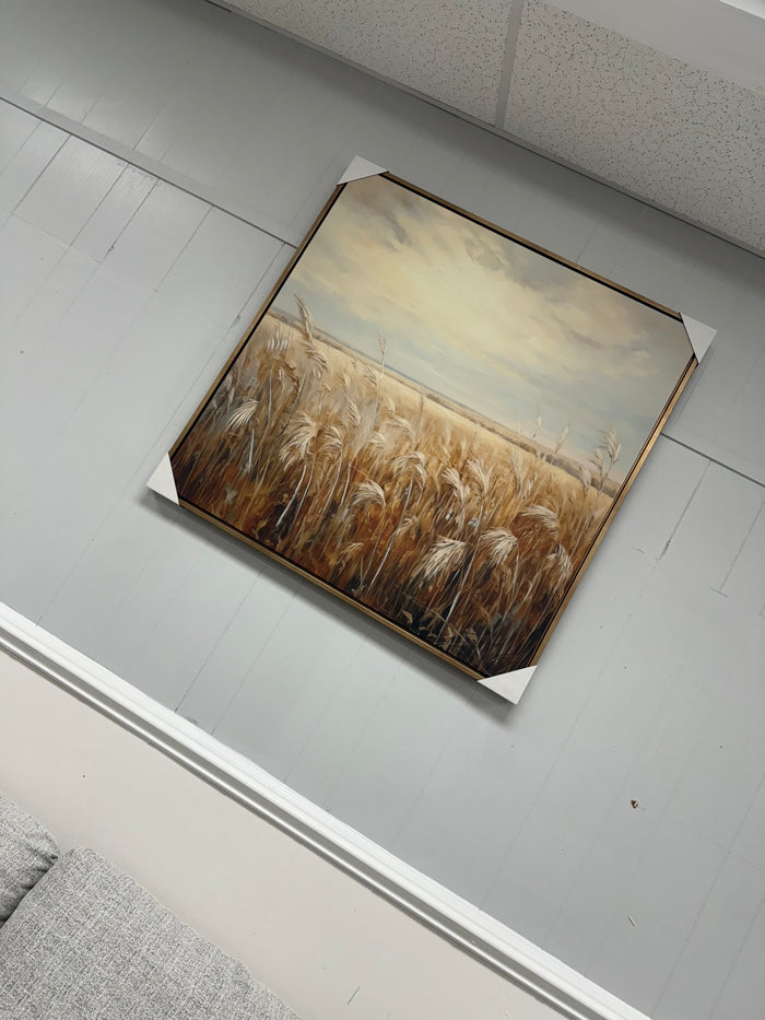Wall art wheat