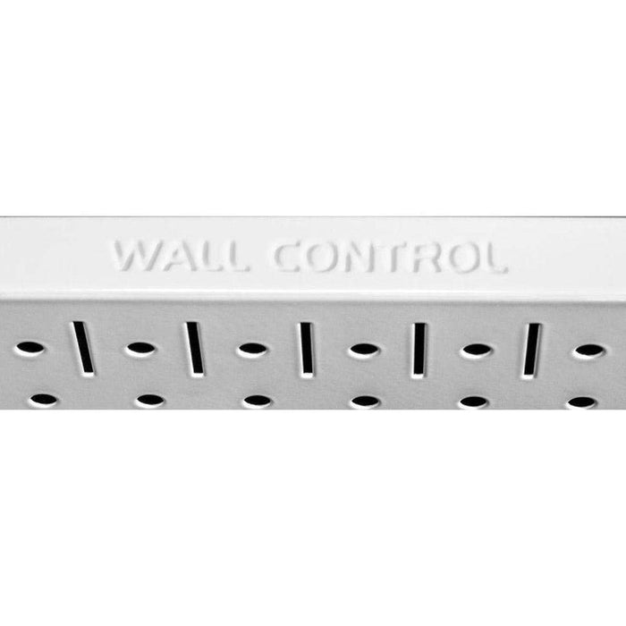 Wall Control 30-WRK-400WB Standard Workbench Metal Pegboard Tool Organizer,White/Black