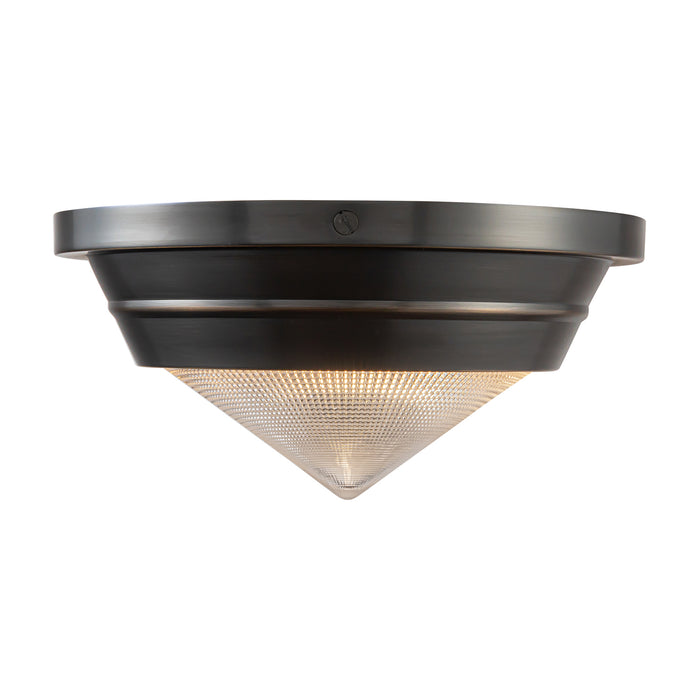 Willard 10-in Steel Flush Mount