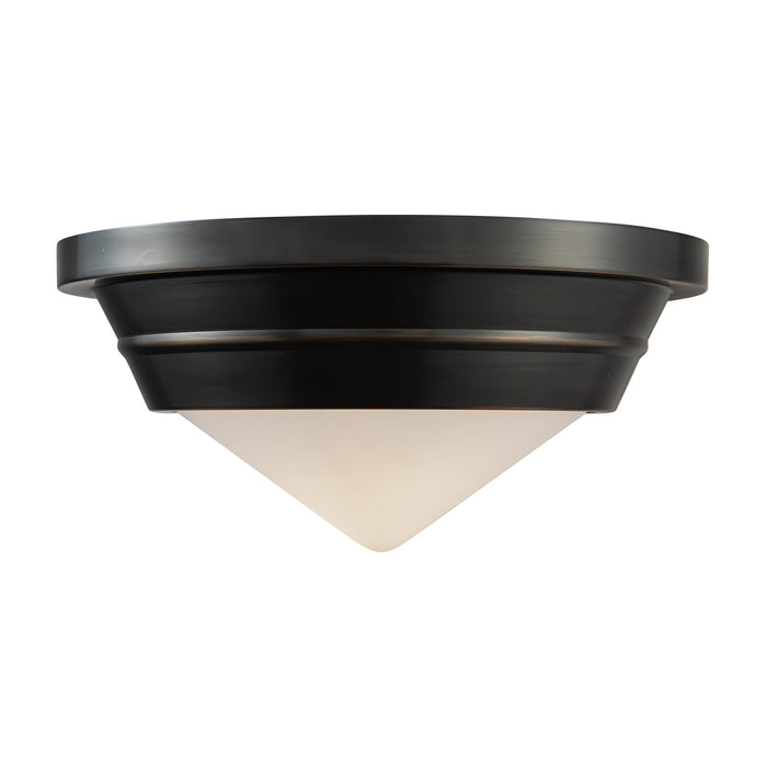 Willard 10-in Steel Flush Mount
