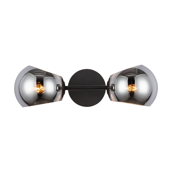 Willow 17-in 2 Lights Steel Vanity Light