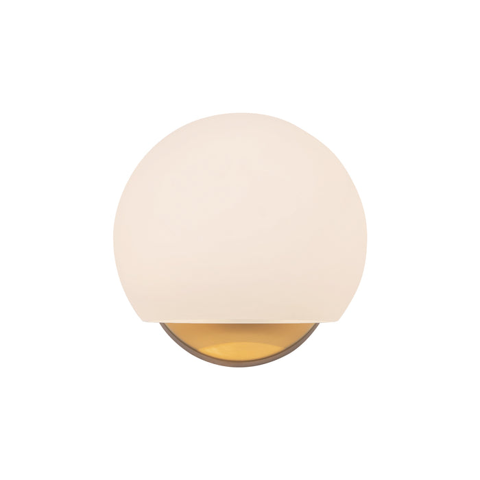 Brushed Gold/Opal Matte Glass