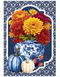 Wind Current Chinoiserie Fall Mums