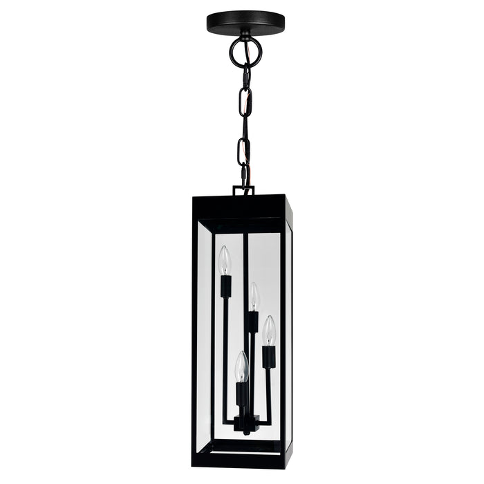 Windsor Outdoor Hanging Lights Black 4 Lights
