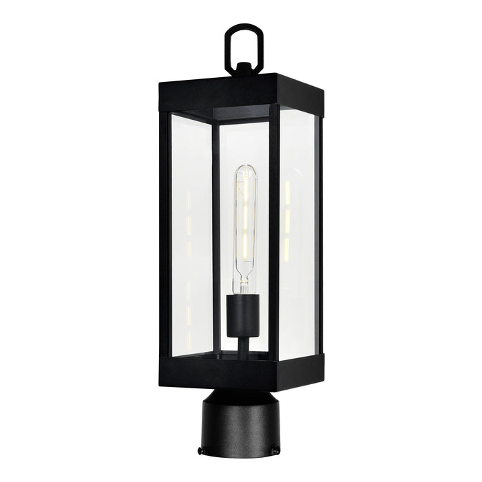Windsor Outdoor Lantern Heads Black 1 Light