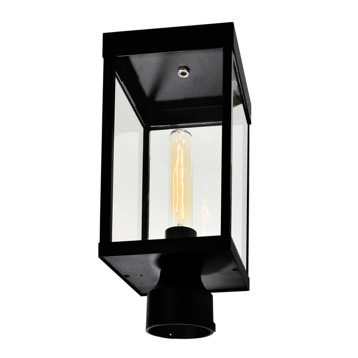 Windsor Outdoor Lantern Heads Black 1 Light
