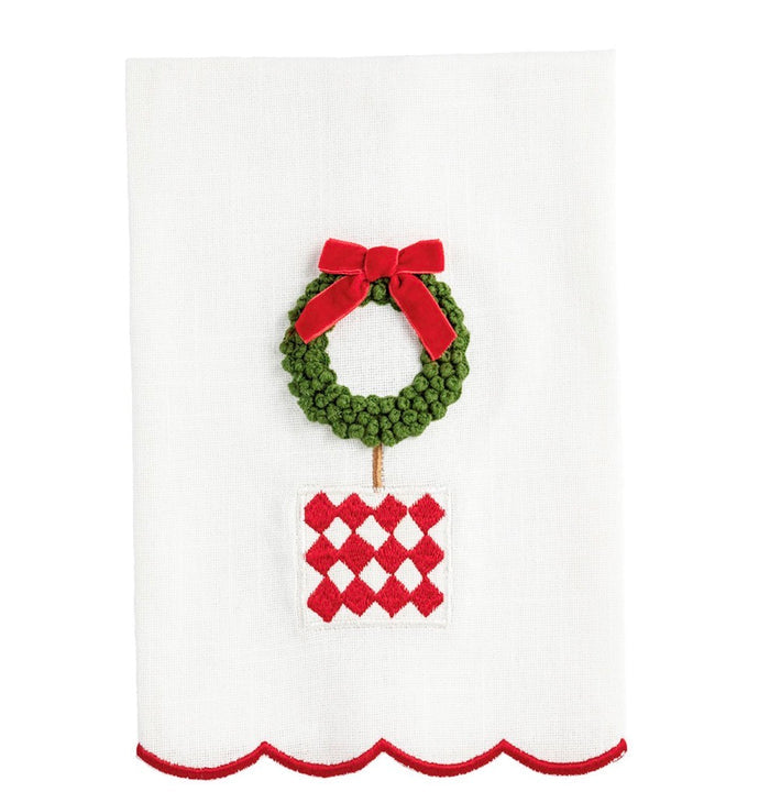 WREATH TREE TOPIARY TOWEL