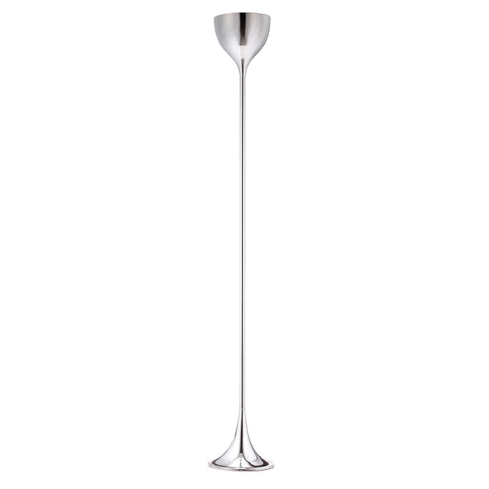 Zuo Neutrino Floor Lamp, Steel, Chrome Finish, Model 50013